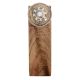 Golden Wheel Pattern Flat Ceramic Wooden Door Stopper